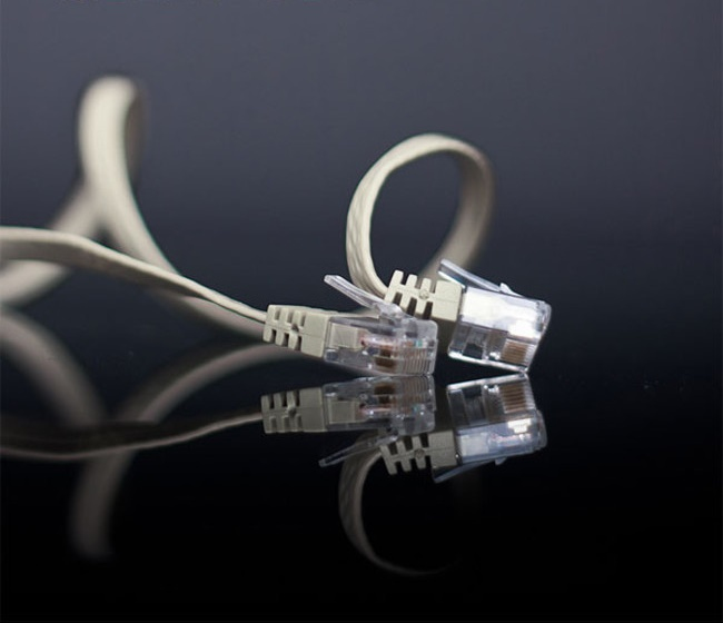 SCONN shiverpeaks Patchkabel UTP Cat.6 Slim-Line grau 2,0 m