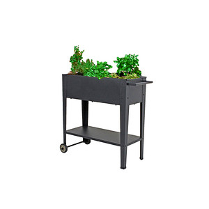 Garden Pleasure Hochbeet VIOLETTA Metall anthrazit rechteckig 82,0 x 80,0 cm Garden Pleasure Hochbeet VIOLETTA Metall anthrazit rechteckig 82,0 x 80,0 cm
