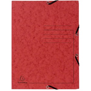 25 Exacompta Eckspanner DIN A4 rot