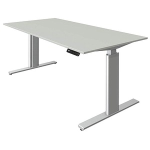 kerkmann Sitz-Steh-Schreibtisch Move 3, (B)1.600 mm, grau