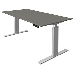 Kerkmann Sitz-Steh-Schreibtisch Move 3, (B)1.600 mm, graphit