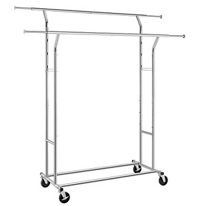 SONGMICS Rollgarderobe HSR12SV1 schwarz Metall 129,0 - 169,0 x 148,0 - 172,0 cm SONGMICS Rollgarderobe HSR12SV1 schwarz Metall 129,0 - 169,0 x 148,0 - 172,0 cm