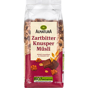 ALNATURA Bio Zartbitter Knusper Müsli 500,0 g