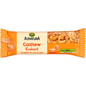 ALNATURA Bio Cashew Krokant Nussriegel 30,0 g