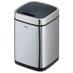 DURABLE Sensor Abfalleimer NO TOUCH 6l metallic silber