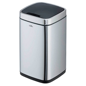 DURABLE Sensor Abfalleimer NO TOUCH 12l metallic silber