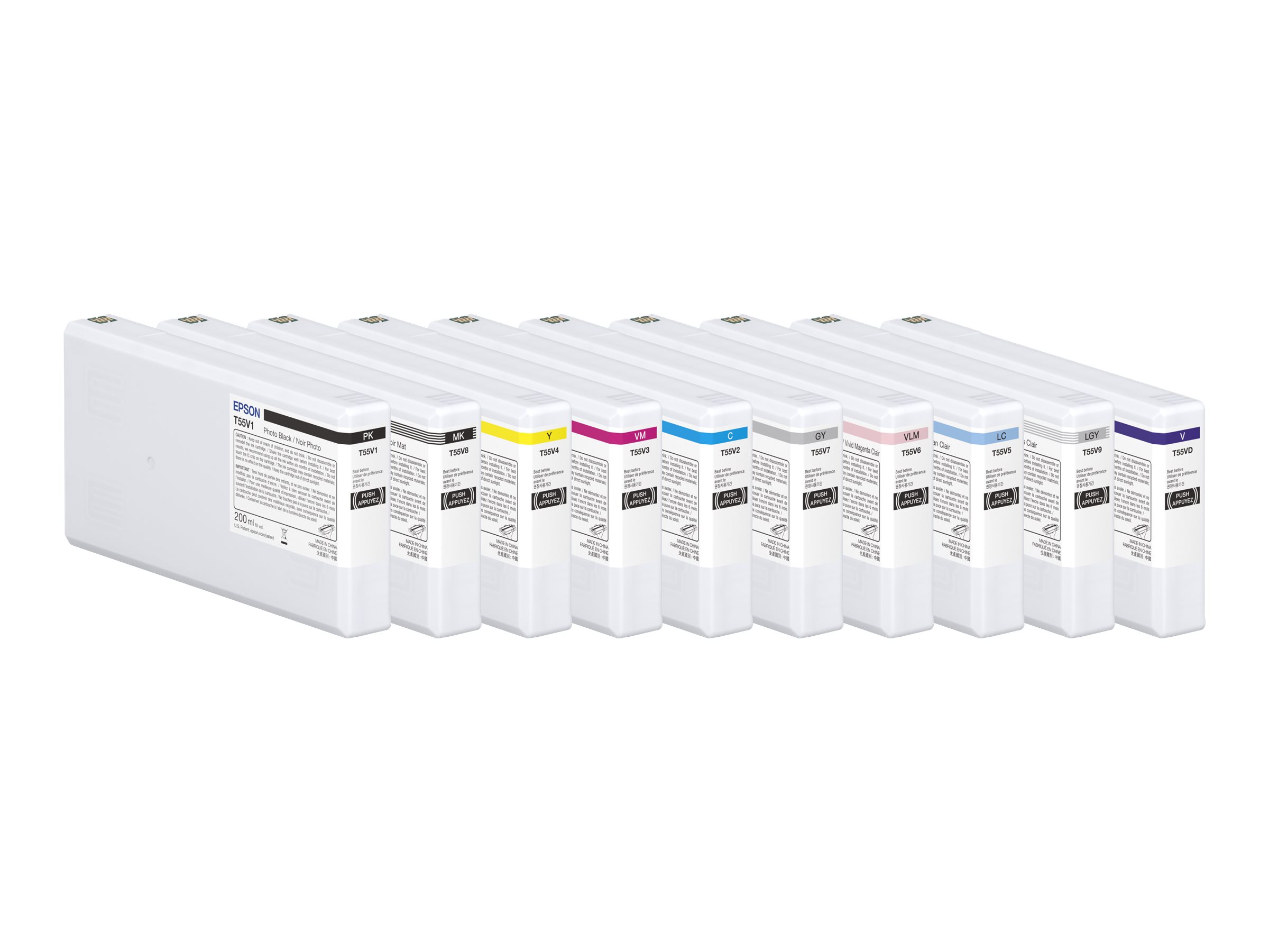 EPSON T55W4 Yellow Ink Cartridge 200ml