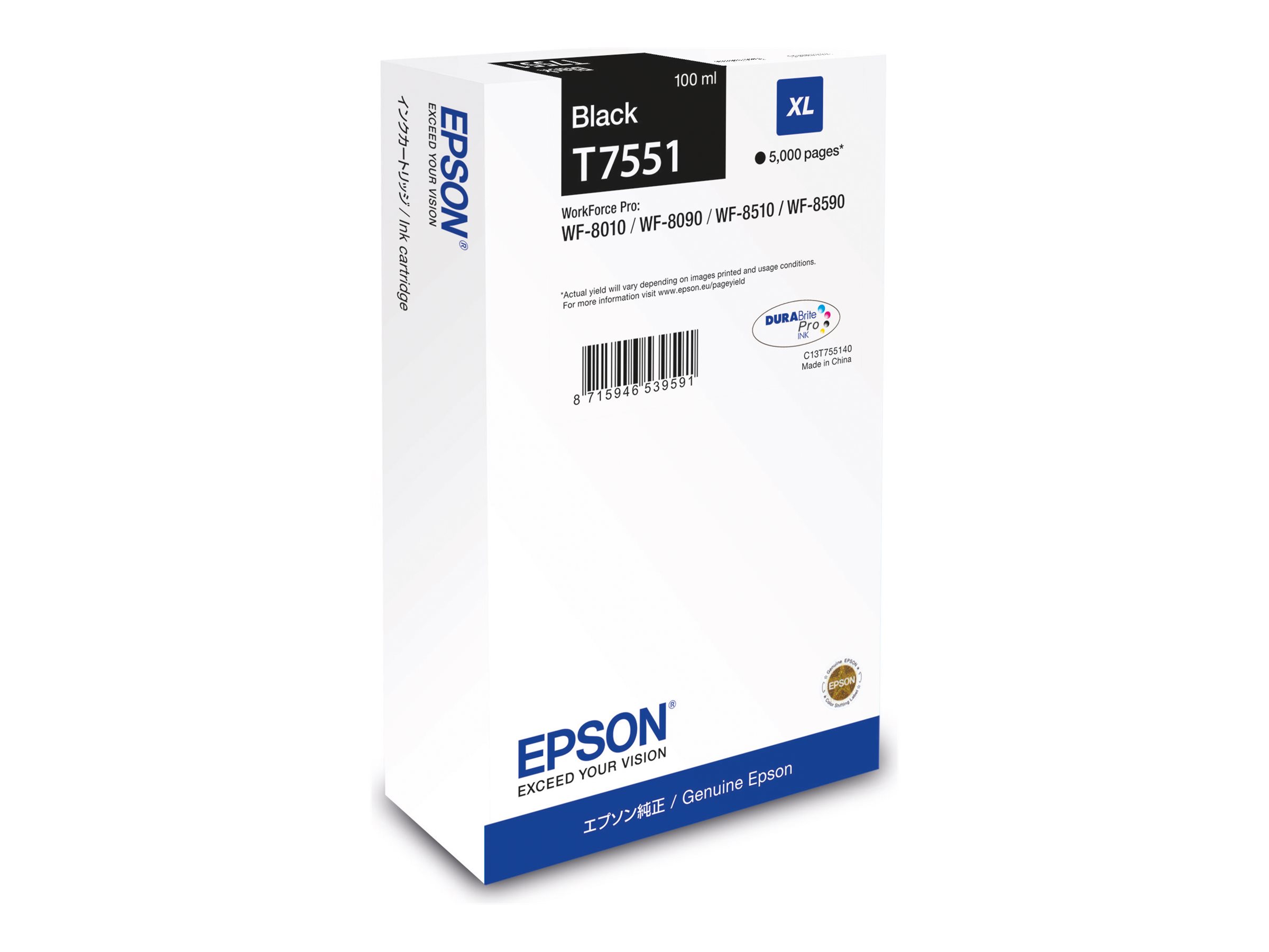 EPSON WF-8xxx Series Ink Cartridge XL Schwarz