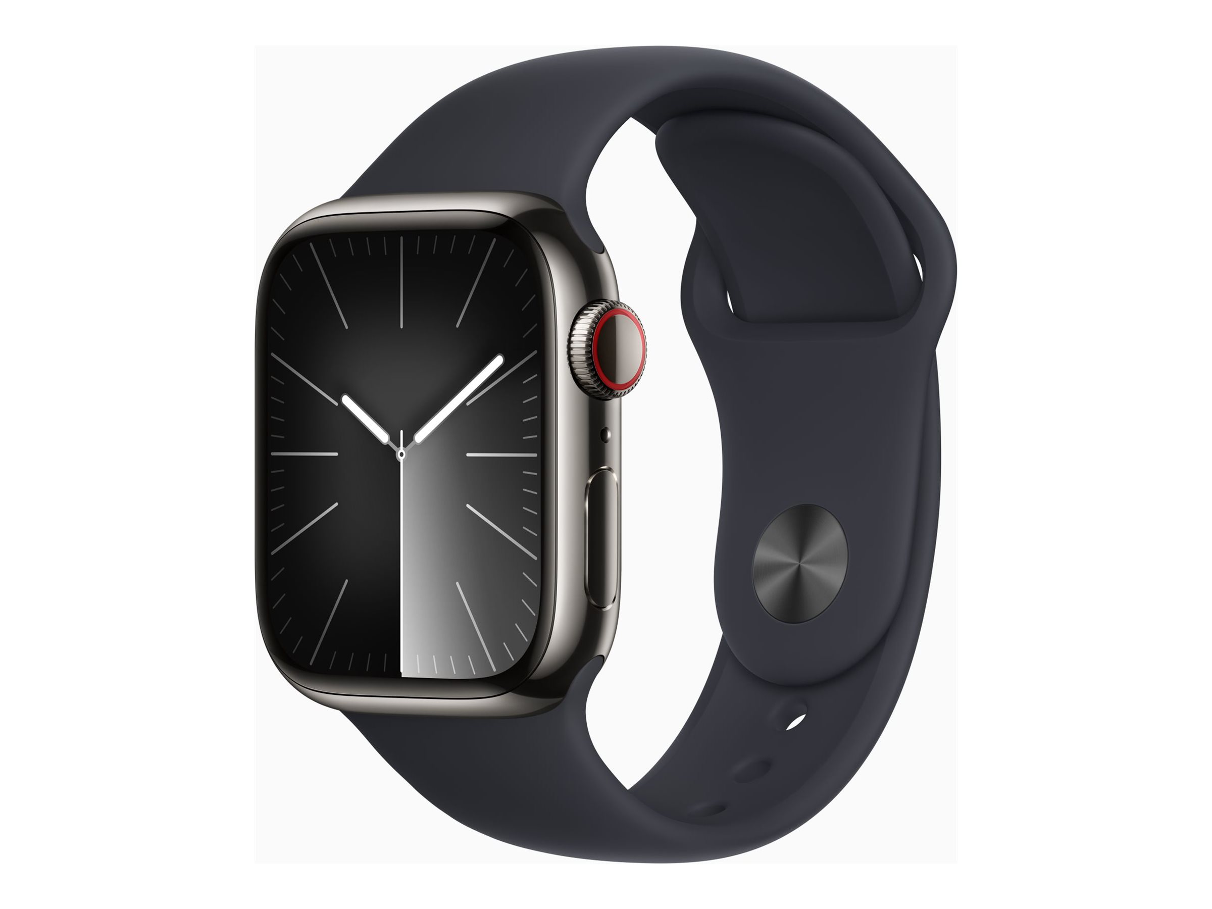 APPLE Watch Series 9 GPS + Cellular 41mm Graphite Stainless Steel Case with Mid
