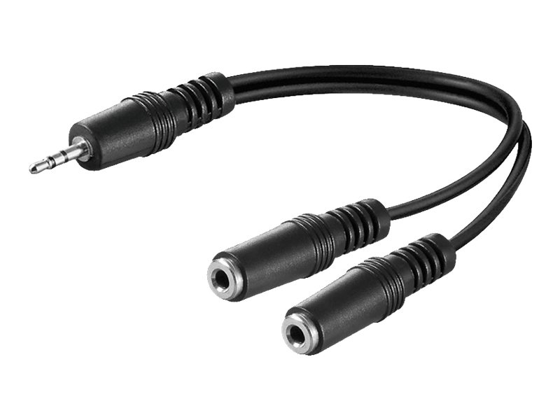 2x3,5 mm stereo Kuppl.