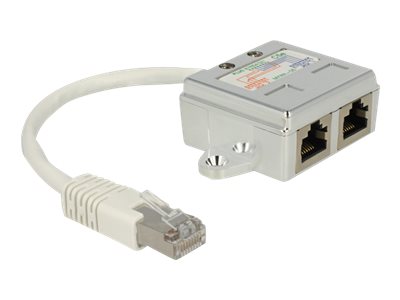  2x RJ45 St/Bu 0.15m