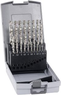 ALPEN HSS-E Metall-Spiralbohrer-Set 19teilig Alpen 102219100 Cobalt 1 Set