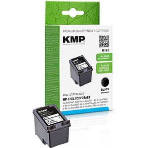 KMP H162 schwarz Tintenpatrone ersetzt HP 62XL (C2P05AE)