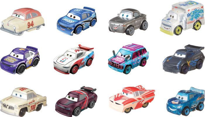 CA Mini Racers Blindpack, sort., Display