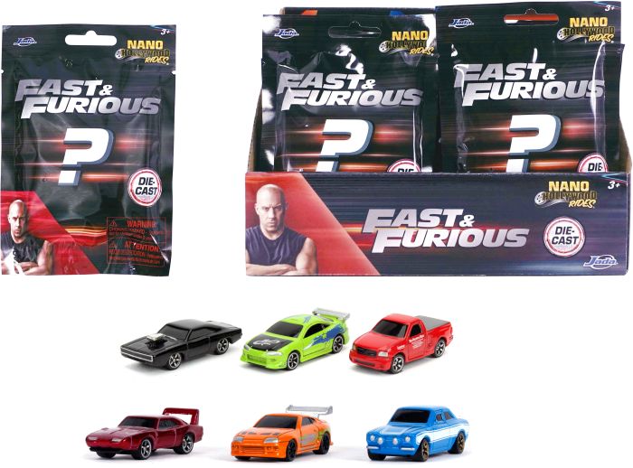 Fast & Furious Blind Pack Nano Cars Fast & Furious Blind Pack Nano Cars