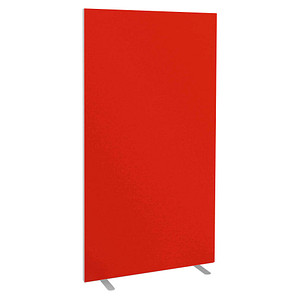 PAPERFLOW Trennwand easyScreen, Textiloberfläche, rot