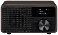 SANGEAN Genuine Mini DDR-7 DAB+ Tischradio AUX, Bluetooth®, UKW Dunkelbraun