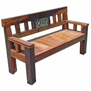 Garden Pleasure Gartenbank Sumba 940234 braun Holz 150,0 cm