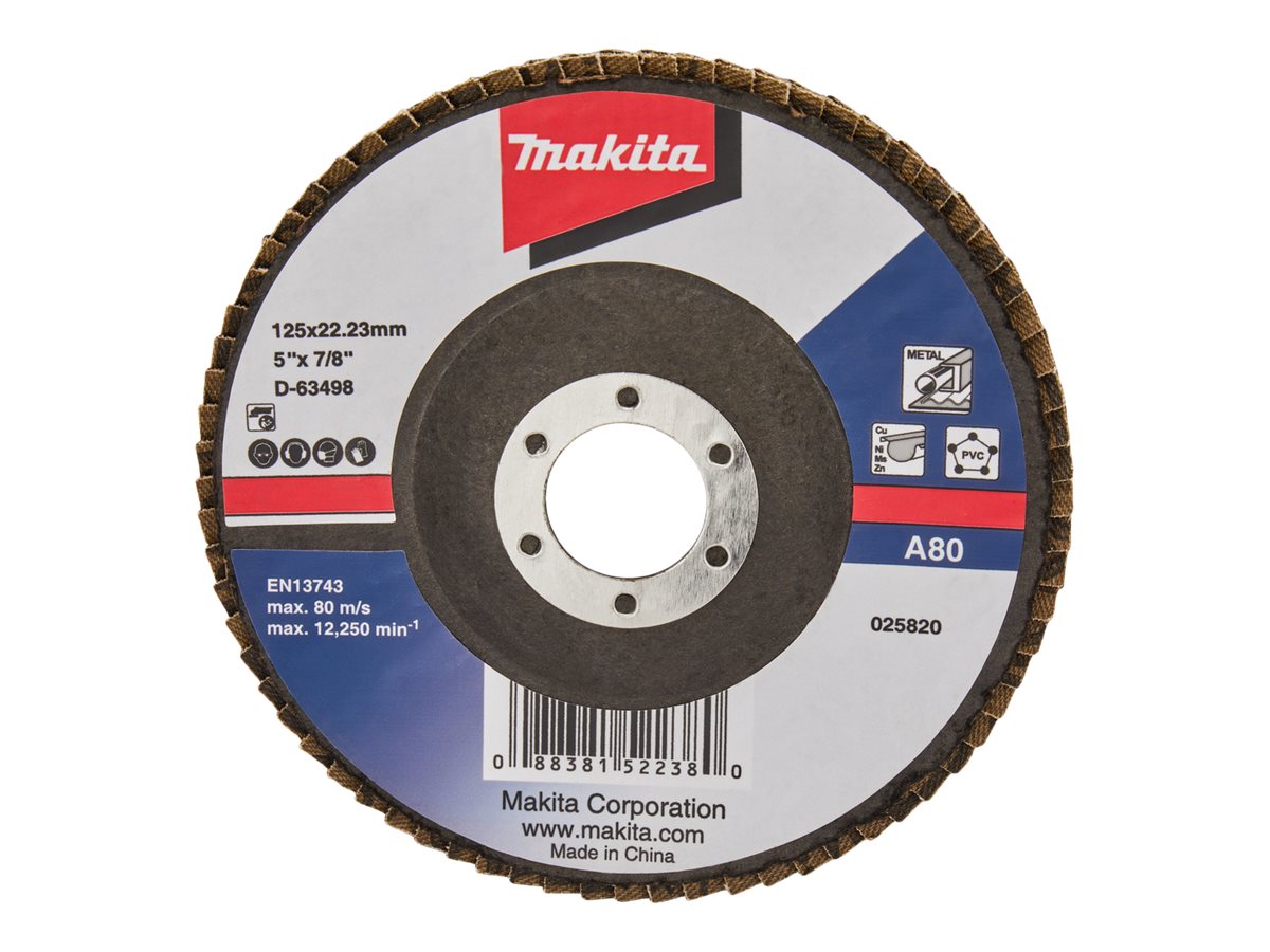 MAKITA Fächerschleifscheibe 125mm A80 1 Stück