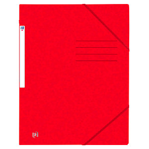 Oxford Eckspannermappe Top File+, DIN A4, rot