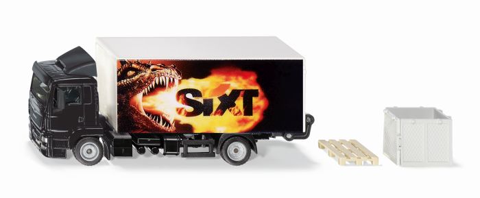 SIKU MAN LKW mit Kofferaufbau, Ladebordw