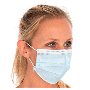 HYGOSTAR PP-Mundschutz Typ II, 3-lagig, blau