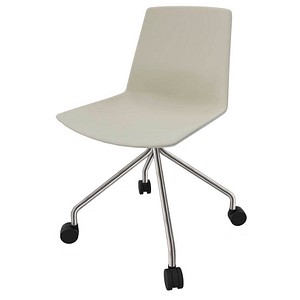 Quadrifoglio Besucherstuhl Clue beige, grau Stoff