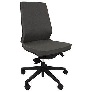 Quadrifoglio Bürostuhl Omnia anthrazit, schwarz Stoff