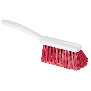 Nölle Handfeger rot/weiß Kunststoff