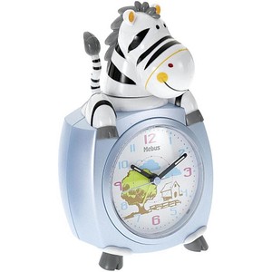 MEBUS 26637 Kinder-Quarzwecker Motiv Zebra MEBUS 26637 Kinder-Quarzwecker Motiv Zebra