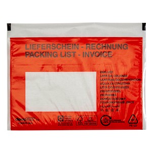 1.000 docuFIX® CLASSIC Lieferscheintaschen eco Kunststoff DIN C6