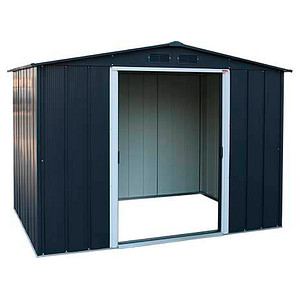 tepro Gerätehaus Eco 8x6, anthrazit/weiß tepro Gerätehaus Eco 8x6, anthrazit/weiß