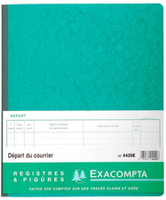 EXACOMPTA Geschäftsbuch "Enregistrement du courrier