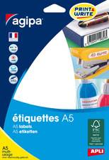 agipa Universal-Etiketten, 9 x 13 mm, weiß