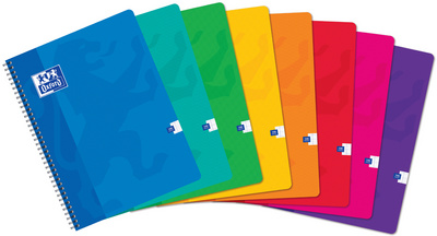 Oxford Spiralbuch, 240 x 320 mm, kariert, 50 Blatt