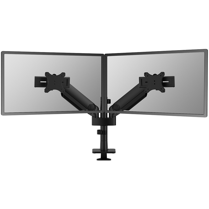 Neomounts Monitor-Halterung DS65S-950BL2 schwarz für 2 Monitore, Tischklemme, Tischbohrung