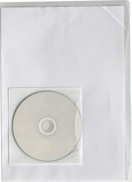 EXXO by HFP Sichthüllen / Aktenhüllen / Dokumentenhüllen A4, aus PP, mit Daumenaussparung, CD-Tasche, Abheftvorrichtung, oben und seitlich offen, Farbe: transparent klar - 10 Stück