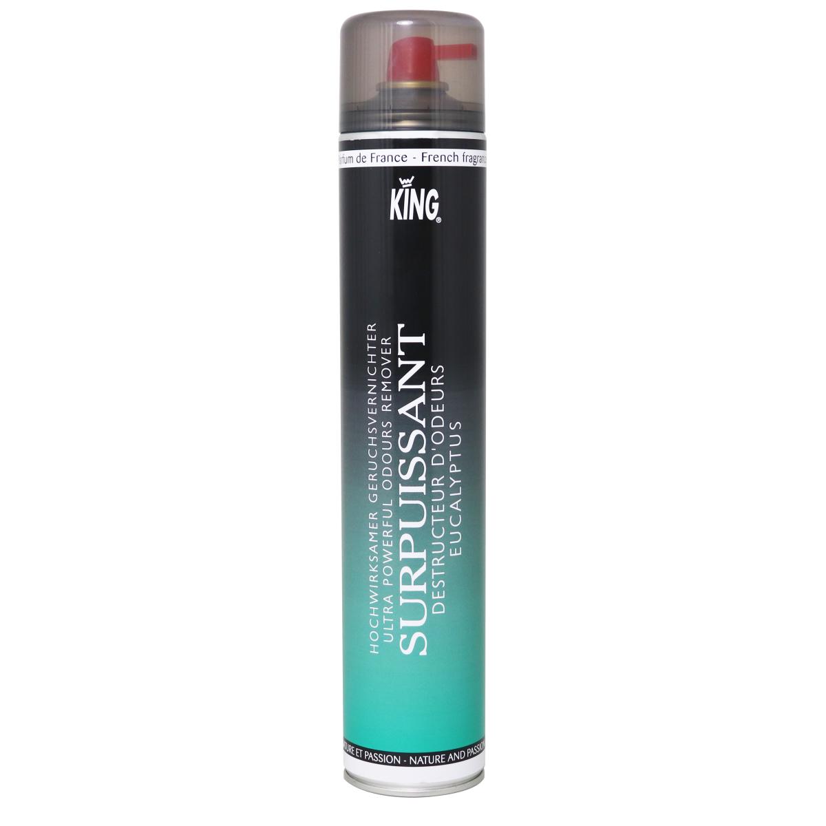 Raumduftspray King Surp Destructeur D Odeur EUKALYPTUS, 750 ml | Eukalyptus Hochleistungsgeruchsvertilger