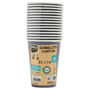 15 PROnappe Einweg-Kaffeebecher 200,0 ml