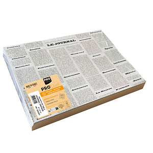 400 PROnappe Platzsets Vintage Zeitung weiß 30,0 x 40,0 cm