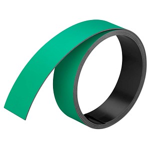FRANKEN Magnetband (L)1.000 x (T)20 x (H)1 mm, grün zum Selbstzuschnitt, magnet