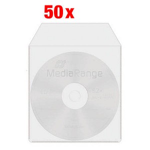 MEDIARANGE CD PLASTIKHUELLEN (50) KLAR (BOX164)