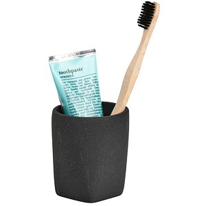 Zeller Zahnputzbecher schwarz