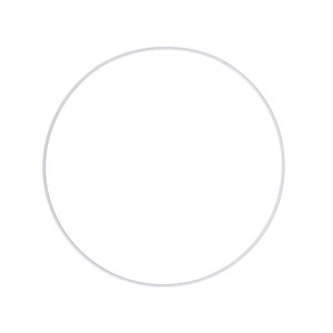 Rayher Metallring beschichtet weiß Ø 20,0 cm