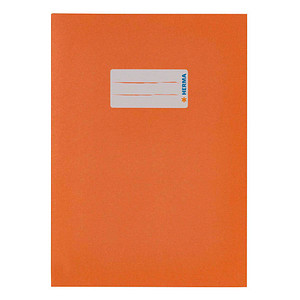 HERMA Heftschoner Recycling, DIN A5, aus Papier, orange mit Beschriftungsetiket