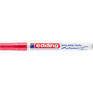 EDDING Paint-Marker Edding E-751 Rot Rundform 1 - 2 mm 1 St.