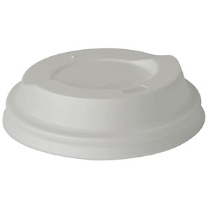 50 PAPSTAR Kaffeebecher-Deckel pure Ø 8,0 cm