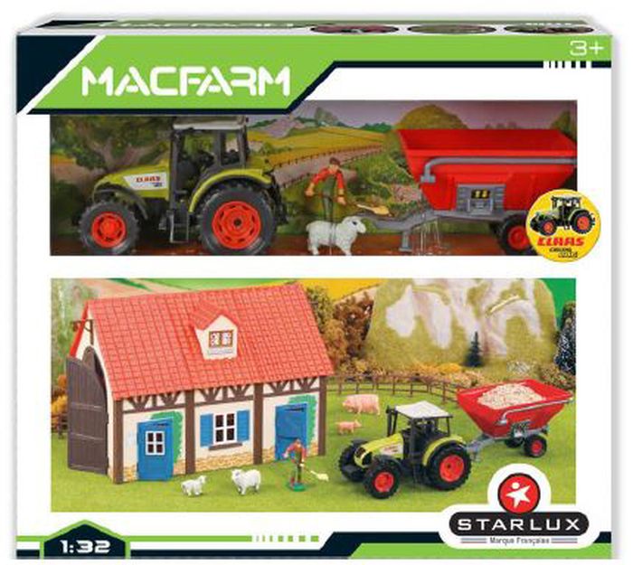Farm-Set Tiere mit Traktor