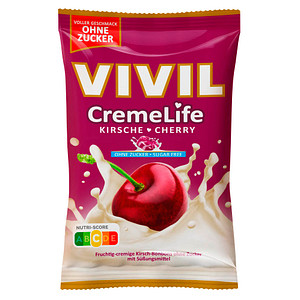 VIVIL® Creme Life Kirsche Bonbons 90,0 g VIVIL® Creme Life Kirsche Bonbons 90,0 g