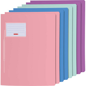 8 BRUNNEN Schnellhefter FACT!pp Kunststoff farbsortiert DIN A4